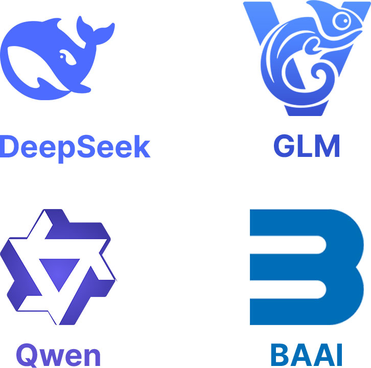 OpenAI, GLM, Qwen, BAAI